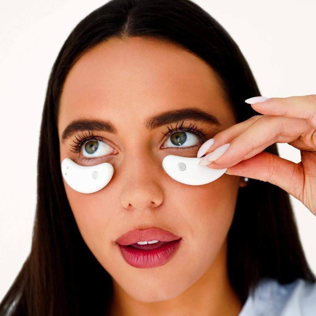 Heated Eye Massager Pods Vibration Air Pressure Sleep Relief
