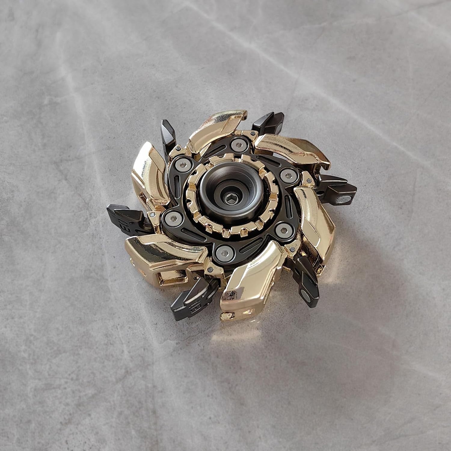 Gold Metal Fidget Spinning Top Magnetic EDC Stress Relief Toy