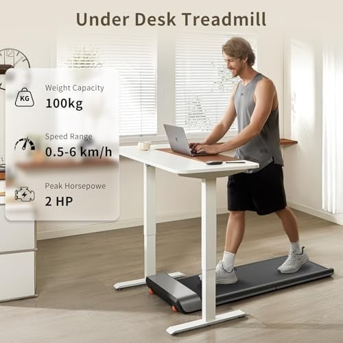 Under Desk Folding Treadmill WalkingPad P1 Home Office Portable 0.5-6km/h