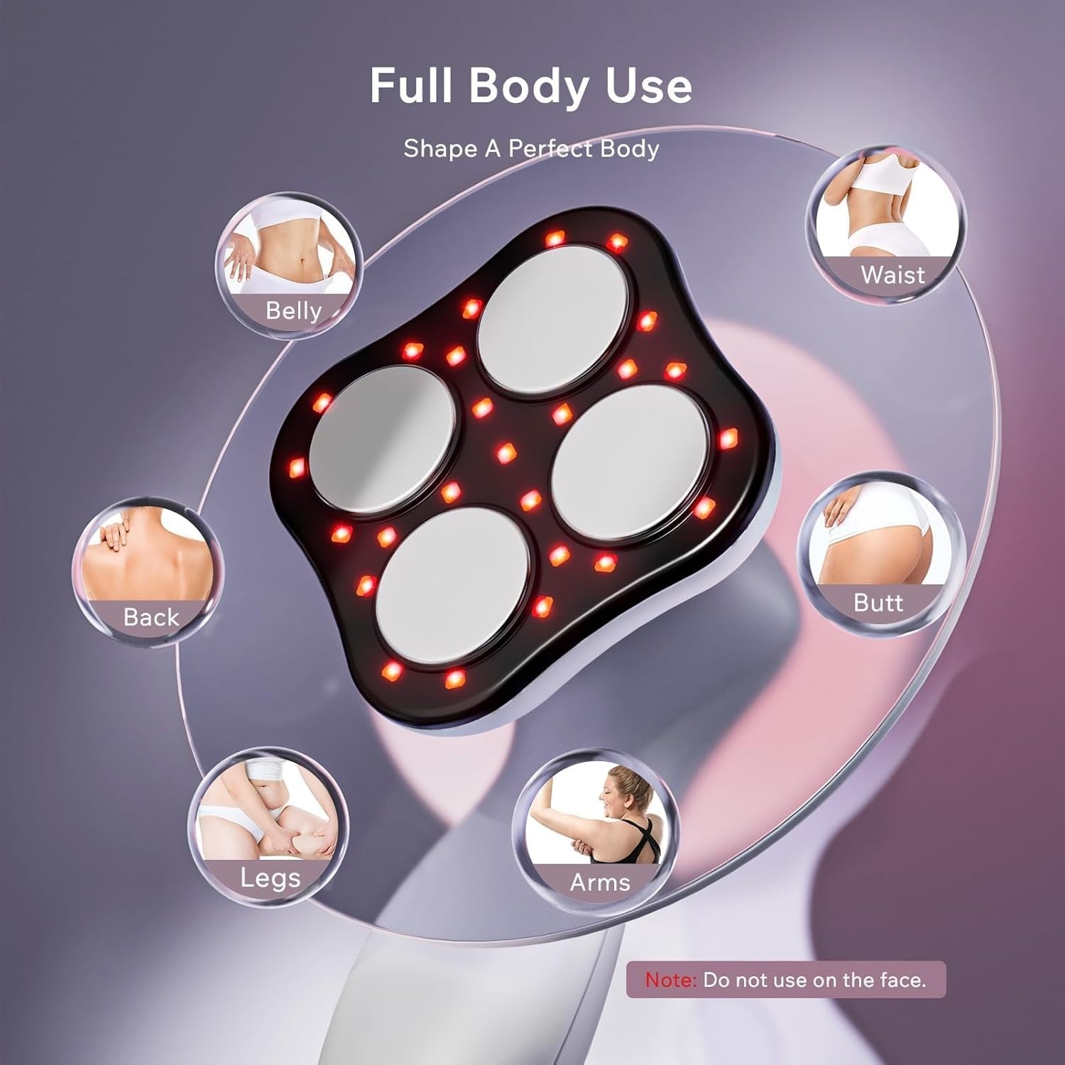 Cellulite Massager Heated Body Sculpting Fat Remover Skin Tightening Tool