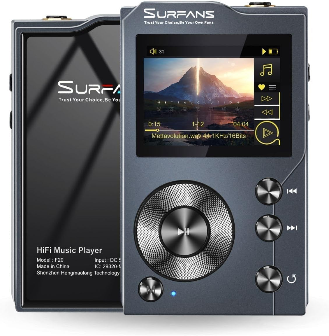 128GB HiFi MP3 Player Bluetooth DAC Lossless Audio