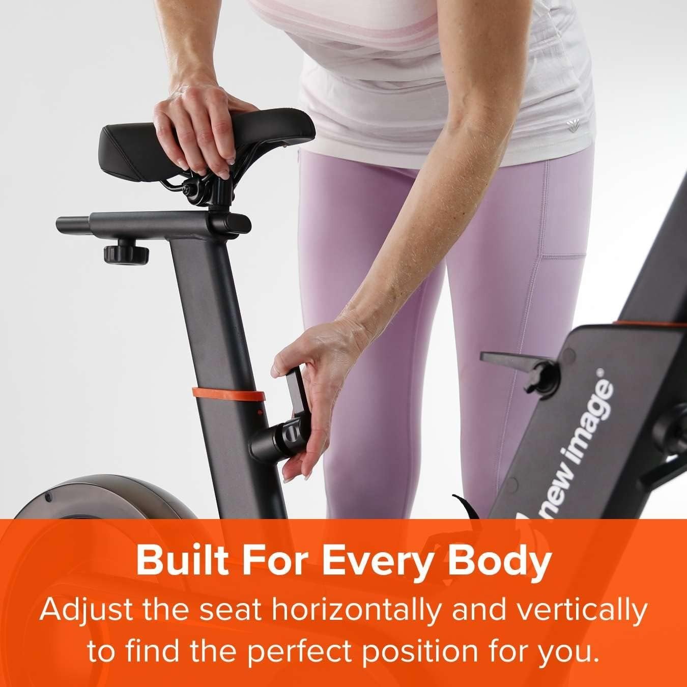 Electromagnetic Exercise Bike w/ LCD Monitor, 16 Levels & Adjustable Seat