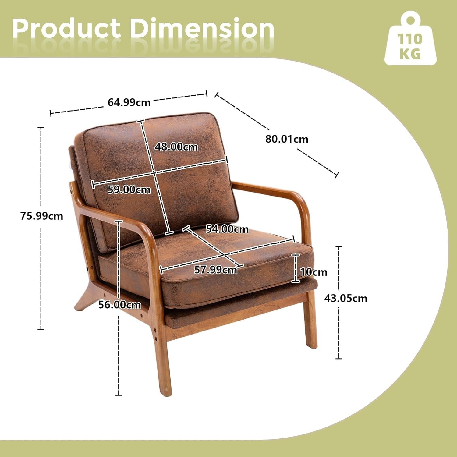 Kids Armchair with Footstool PVC Leather Sofa Chair Toddler Seat Coffee