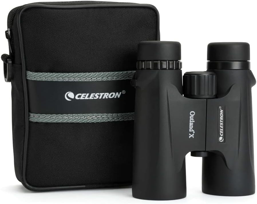 8x42 Waterproof HD Binoculars with Smartphone Adapter for Travel & Birding