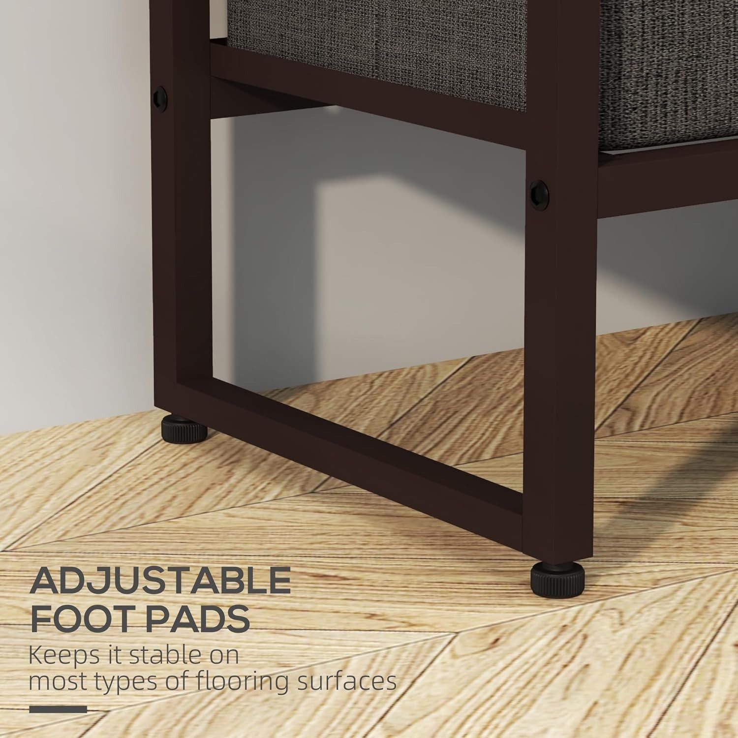 Clothes Rail with 3 Drawers Garment Rack Rustic Brown 178cm