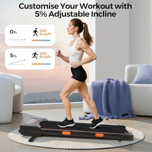 3-in-1 Incline Walking Pad Treadmill Compact Home Office LED Remote
