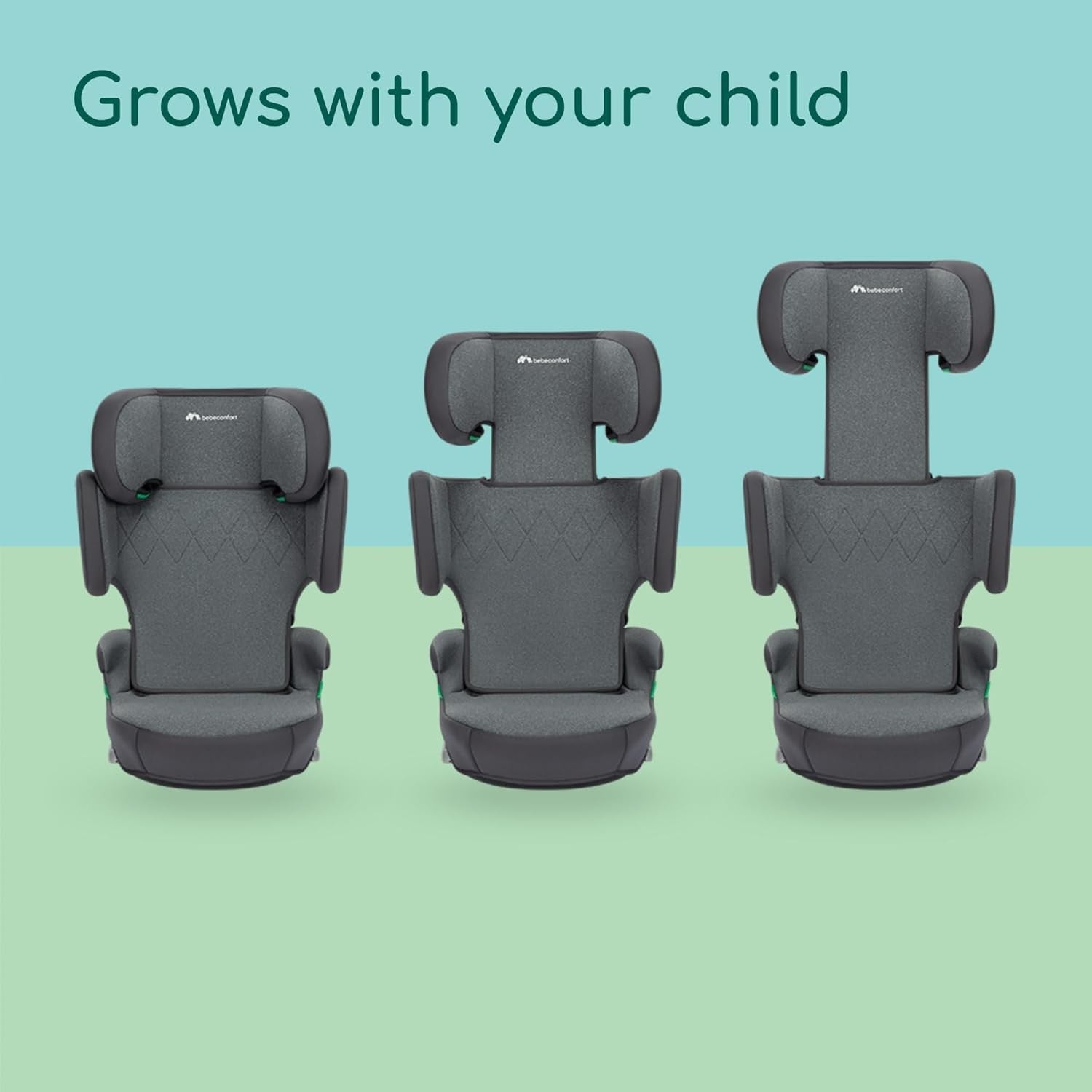 ISOFIX i-Size High Back Booster Car Seat 3–12 100–150cm