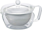 Glass Teapot 300ml with Stainless Steel Infuser Loose Leaf Tea Brewer