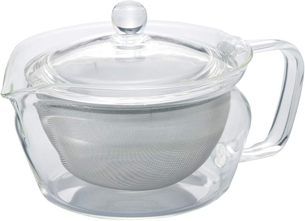 Glass Teapot 300ml with Stainless Steel Infuser Loose Leaf Tea Brewer