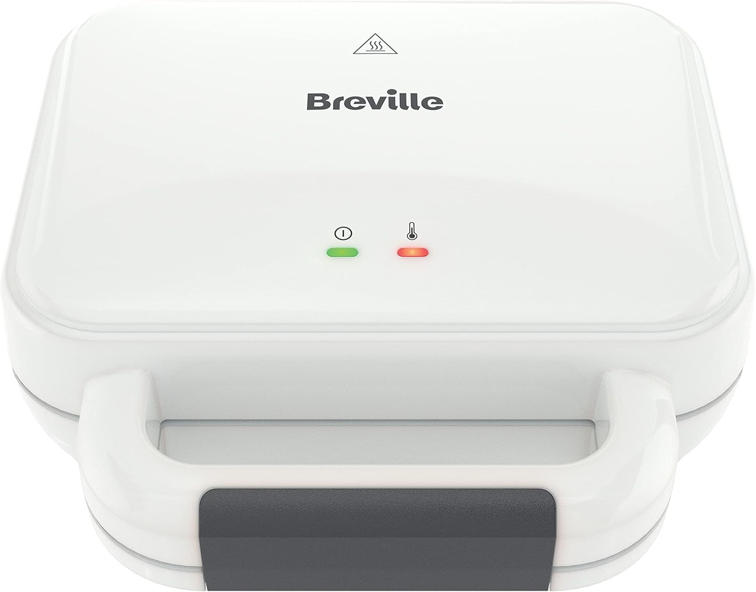 Deep Fill 2-Slice Toastie Maker with Non-Stick Plates & Quick 5-Min Cook