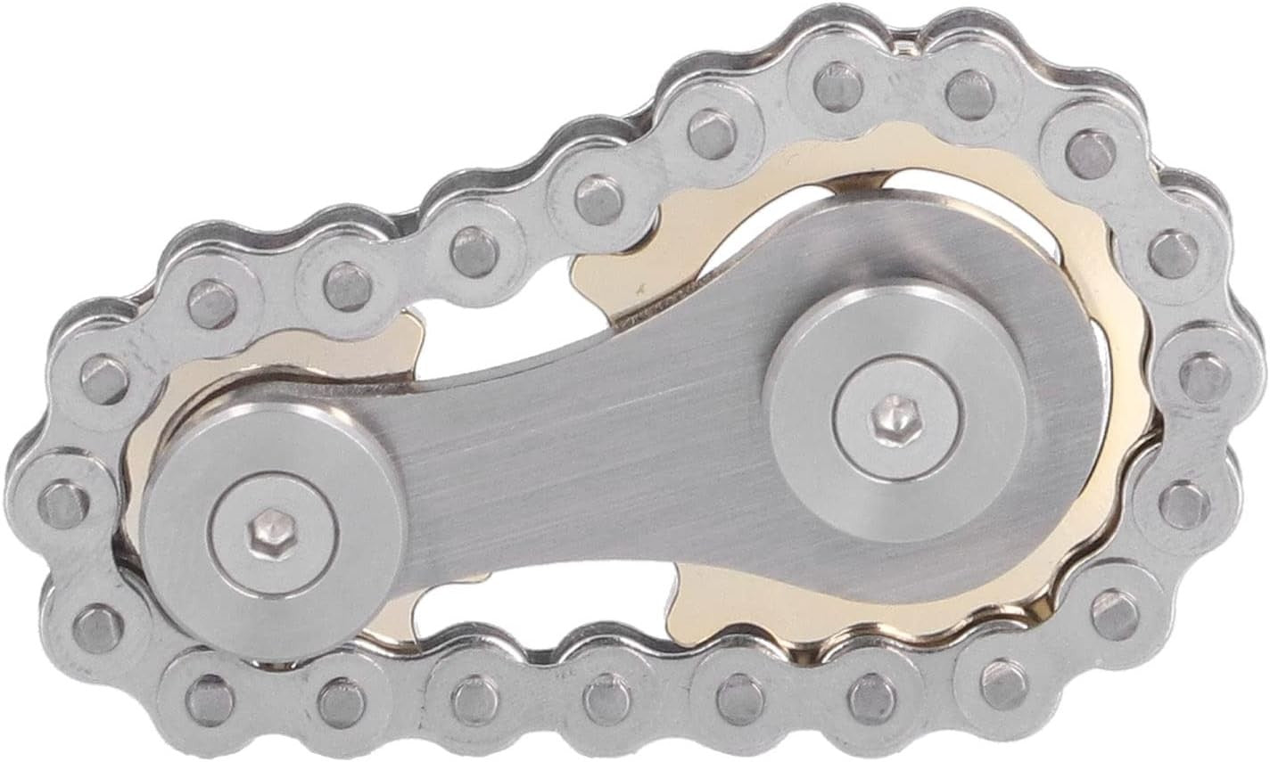 Stainless Steel Gear Fidget Toy Stress Relief Spinner ADHD Focus
