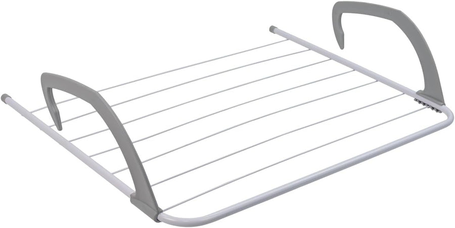 Over Door Radiator Clothes Airer Drying Rack Space Saving 6m White