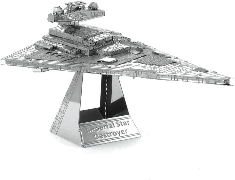 3D Metal Star Destroyer Model Puzzle Kit - DIY Precision Craft & Display
