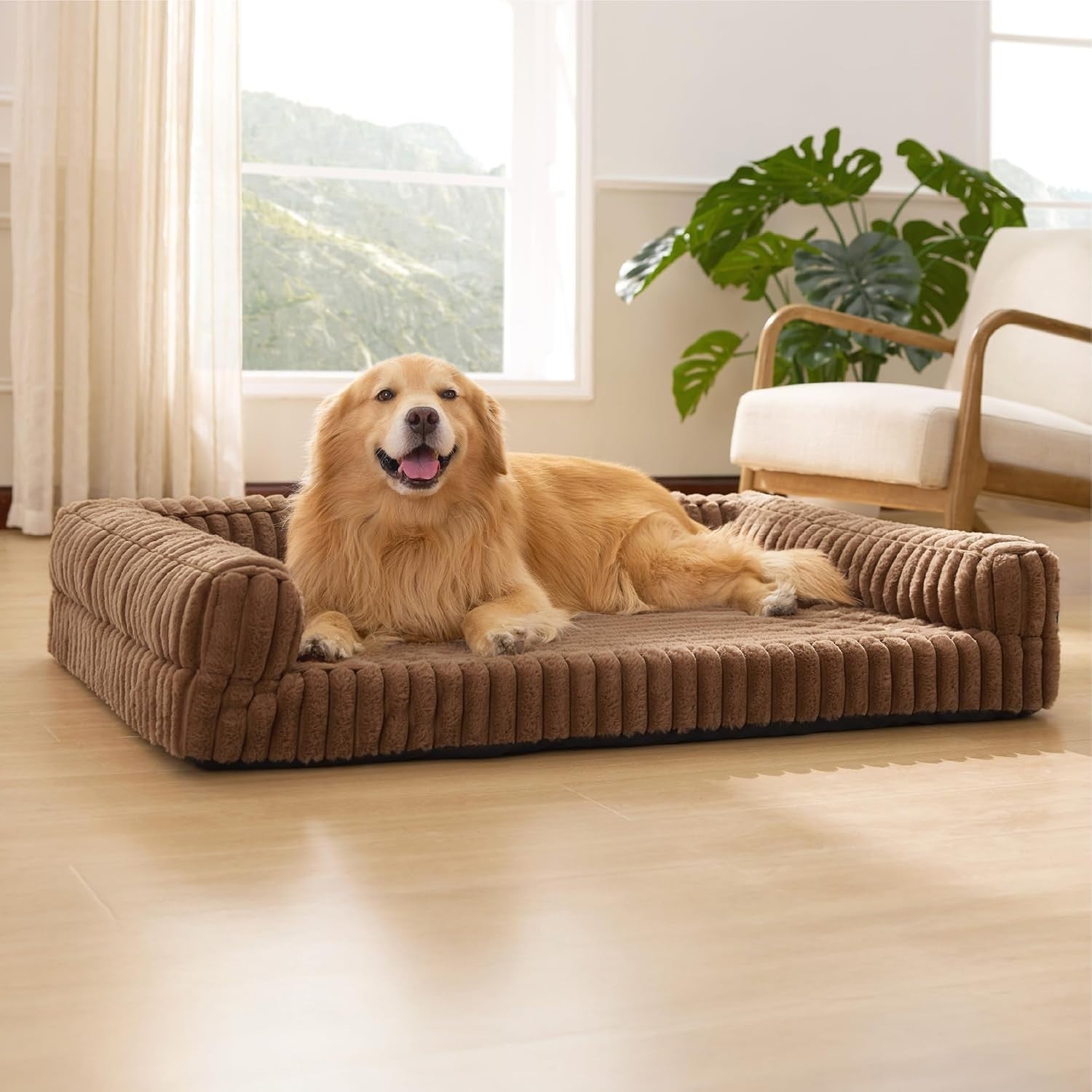 XXL Orthopedic Dog Sofa Bed 122x89x20cm Waterproof Memory Foam