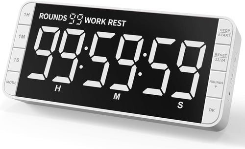 Large Digital Kitchen Timer Clock 99h Countdown Count LED Magnetic