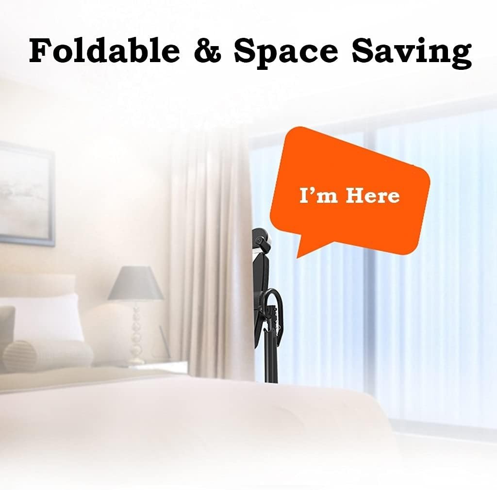 Adjustable Foldable Inversion Table with Headrest & Safety Belt, 220lb