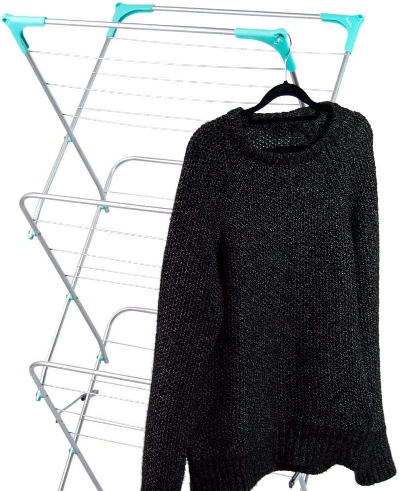 3 Tier Clothes Airer Indoor Outdoor Folding Laundry Drying Rack 15m