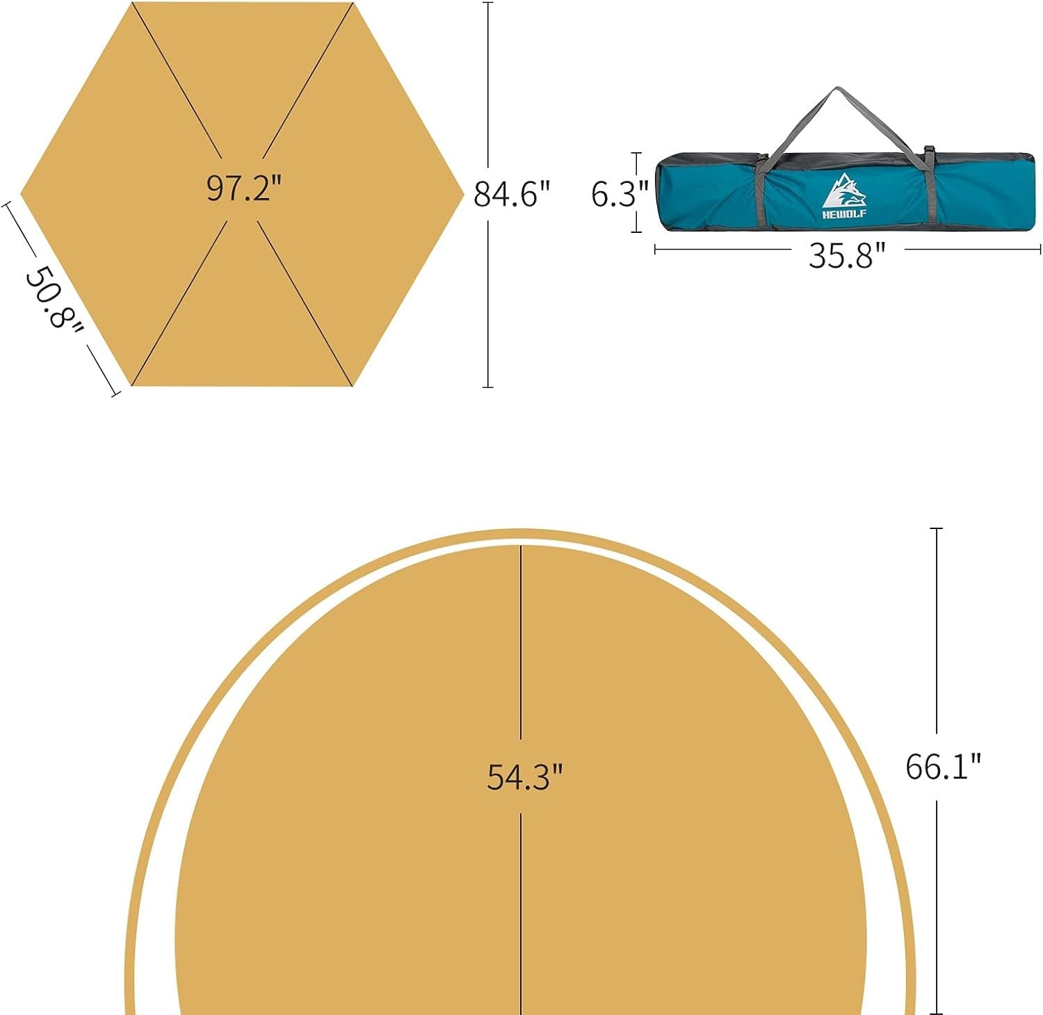 4 Person Instant Pop Up Camping Tent Waterproof Dome Shelter