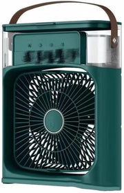 Desktop Cooling Spray Fan – 3-Speed USB Rechargeable Mist Humidifier 600ml Tank