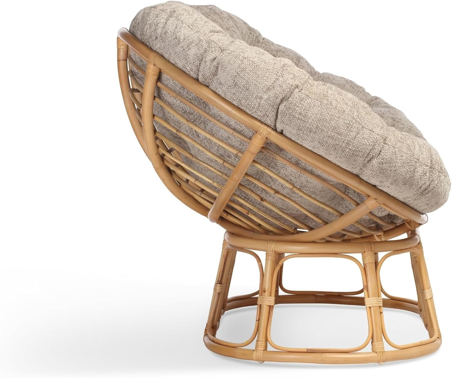 Extra Large Double Papasan Rattan Sofa Indoor 2 Seater Deep Cushion Chair
