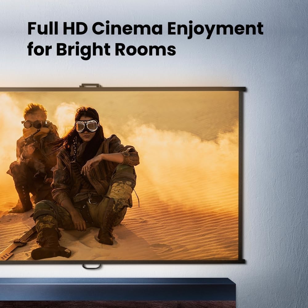 1080P Gaming Projector 3800 Lumens Low Latency DLP 100” Big Screen