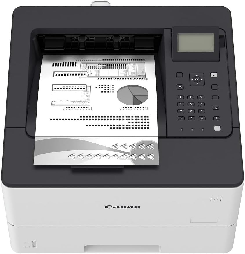 Mono Laser Printer White | High-Speed A4 Duplex Ethernet USB Office