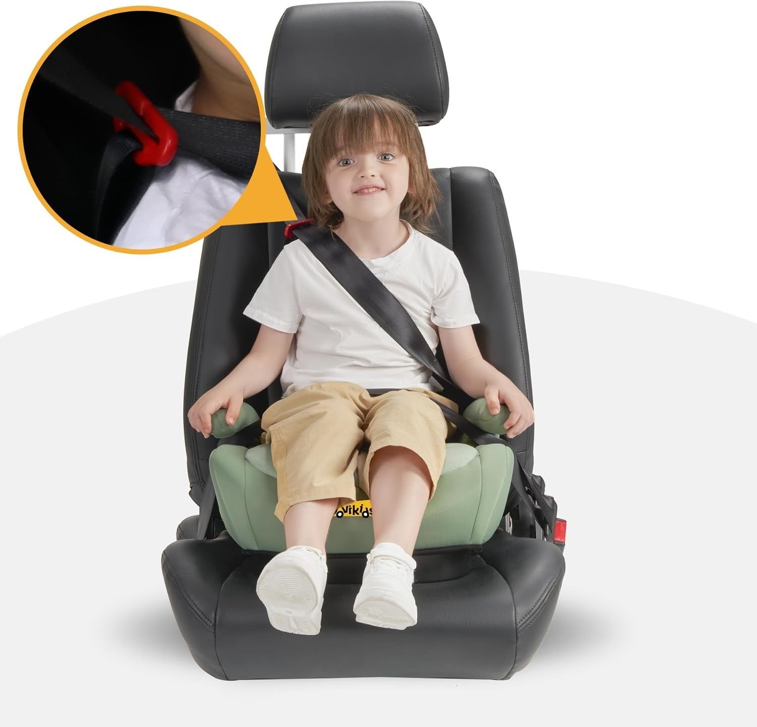 i-Size ISOFIX Booster Seat 125–150cm Group 2/3 Travel Seat