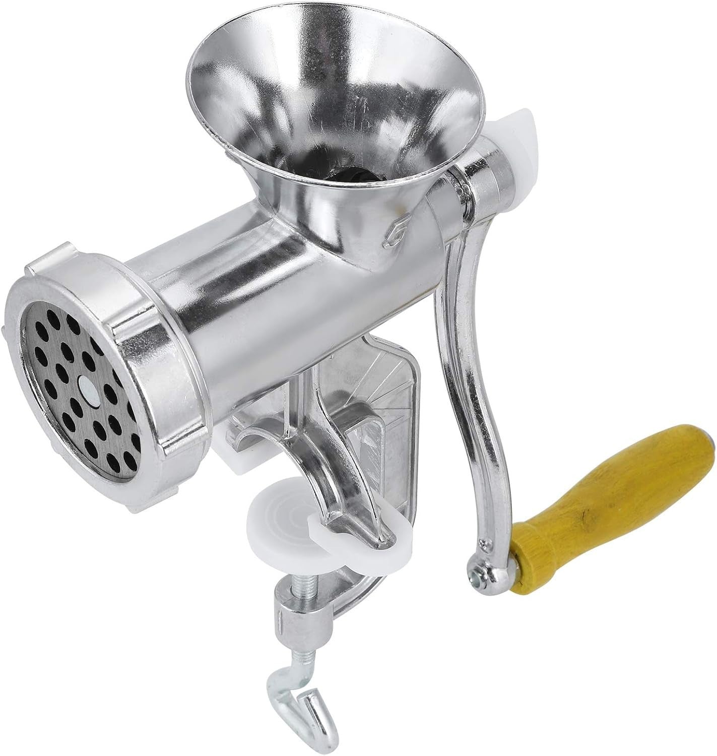 Manual Meat Grinder Sausage Maker Aluminium Hand Crank Mincer