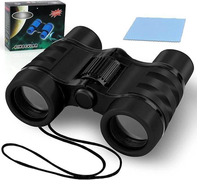 Kids 4x30 Shockproof Binoculars | High-Res Outdoor Learning Toy Ages 3–12