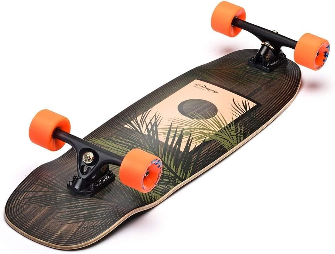 Bamboo Longboard 33.5" × 10" Fibreglass Deck 70mm Wheels