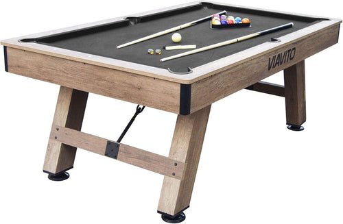 7FT Full Size Pool Table Heavy Duty Home Billiards Set w Accessories