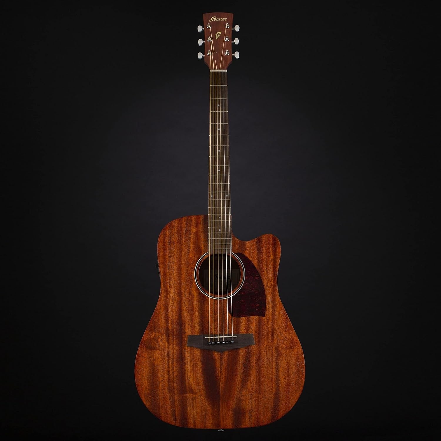 Full Size Electro Acoustic Guitar Cutaway Exotic Wood Natural