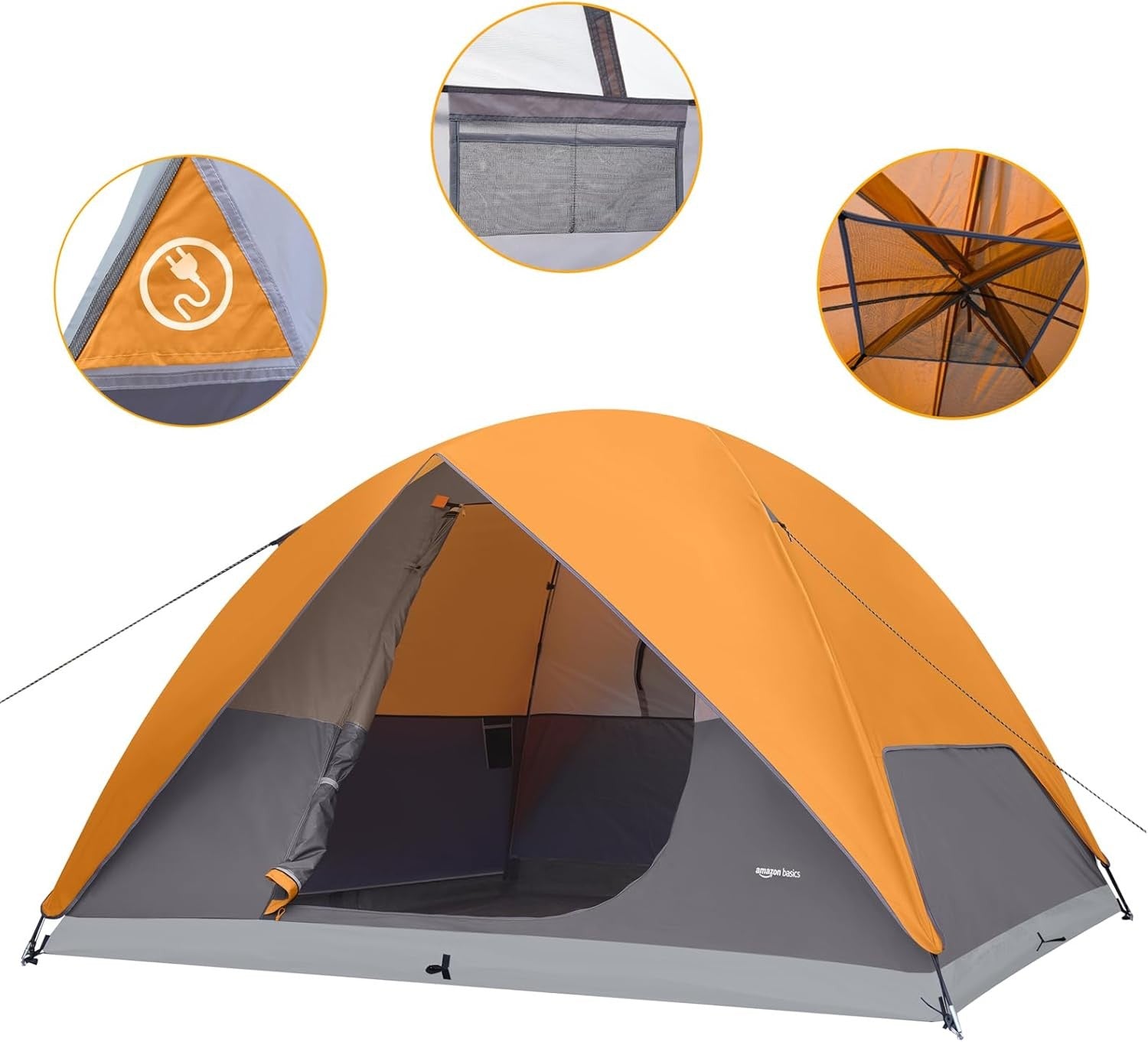 6 Person Dome Camping Tent Waterproof 3 Season Easy Setup