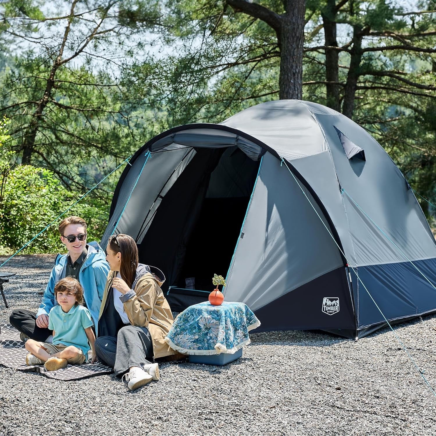4 Man Dome Camping Tent Waterproof 190cm Standing Height