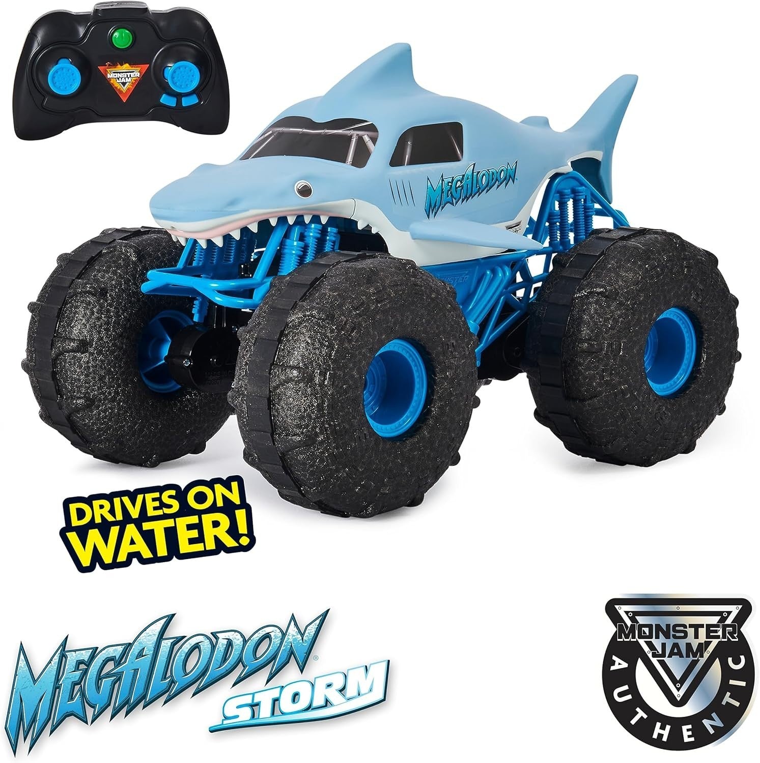 Megalodon STORM RC Truck 1:15 All-Terrain Waterproof Remote Control Car Kids 4+
