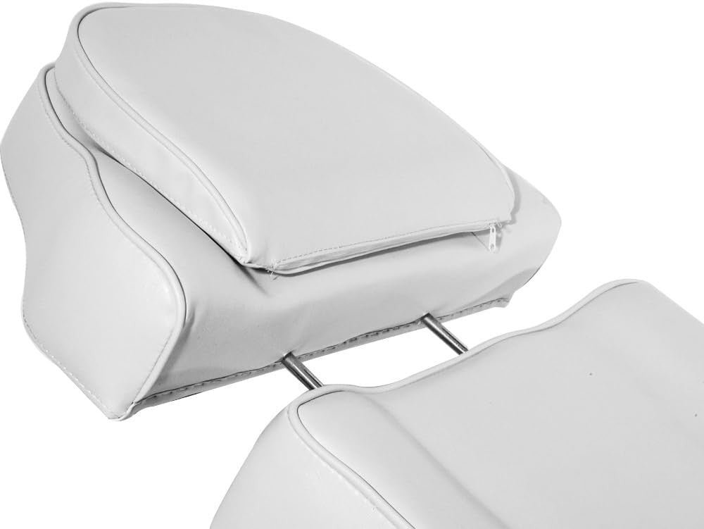 Reclining Massage Table 3-Section Adjustable Beauty Salon Spa Tattoo Bed White