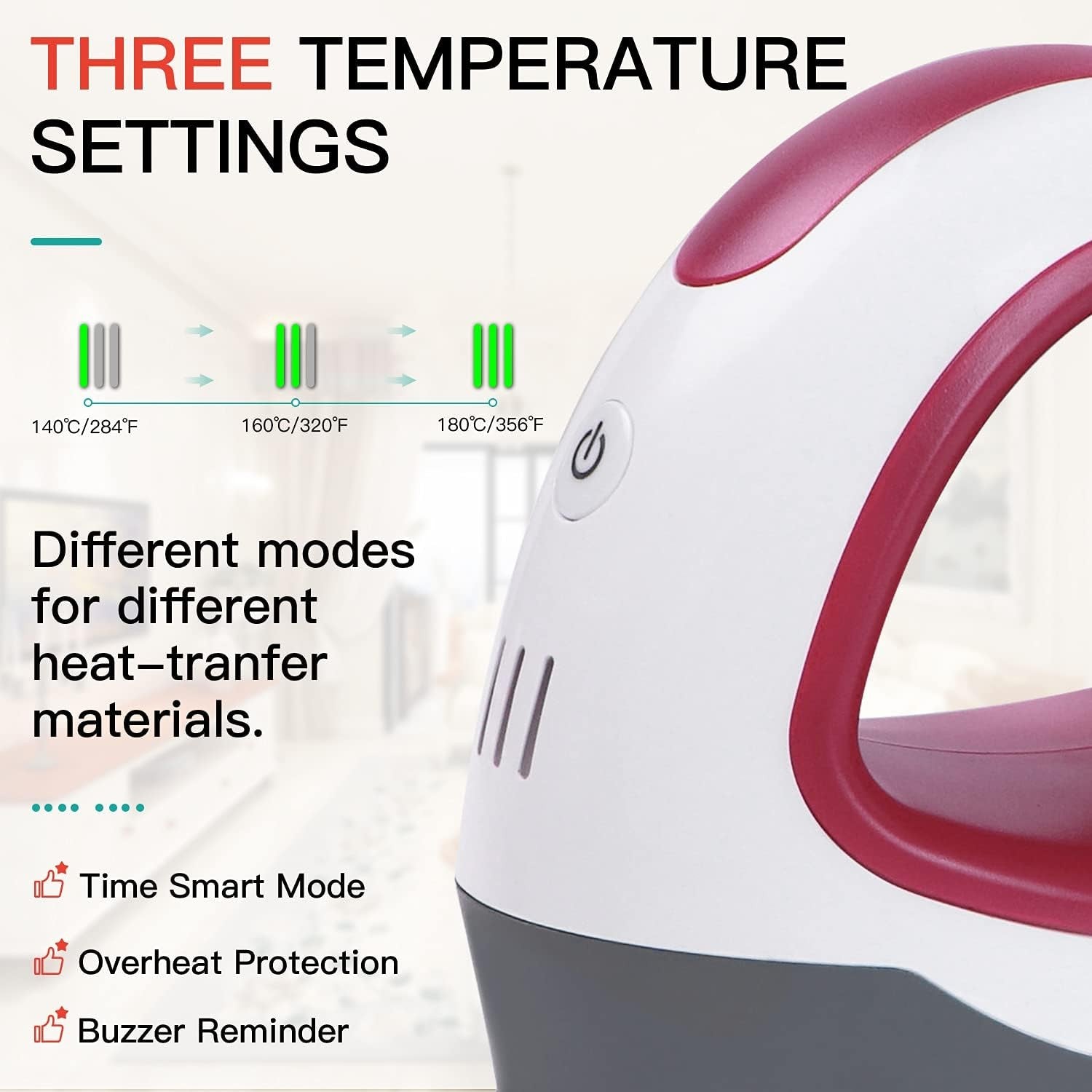 Mini Heat Press Machine for T Shirts Portable Heat Transfer Craft Tool