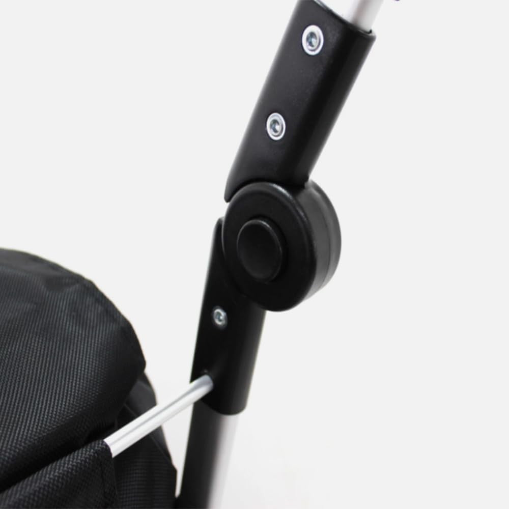 6 Wheel Shopping Trolley 74L Folding Grocery Cart Cooler Bag Adjustable Handle