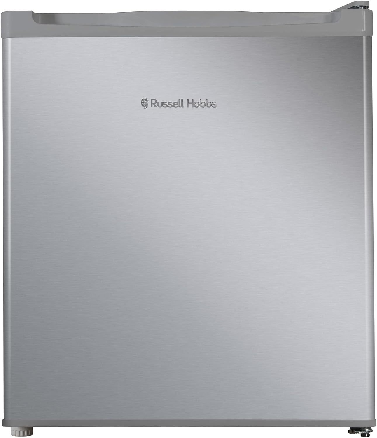 40L Mini Fridge Table Top Compact Larder Stainless Steel Silver