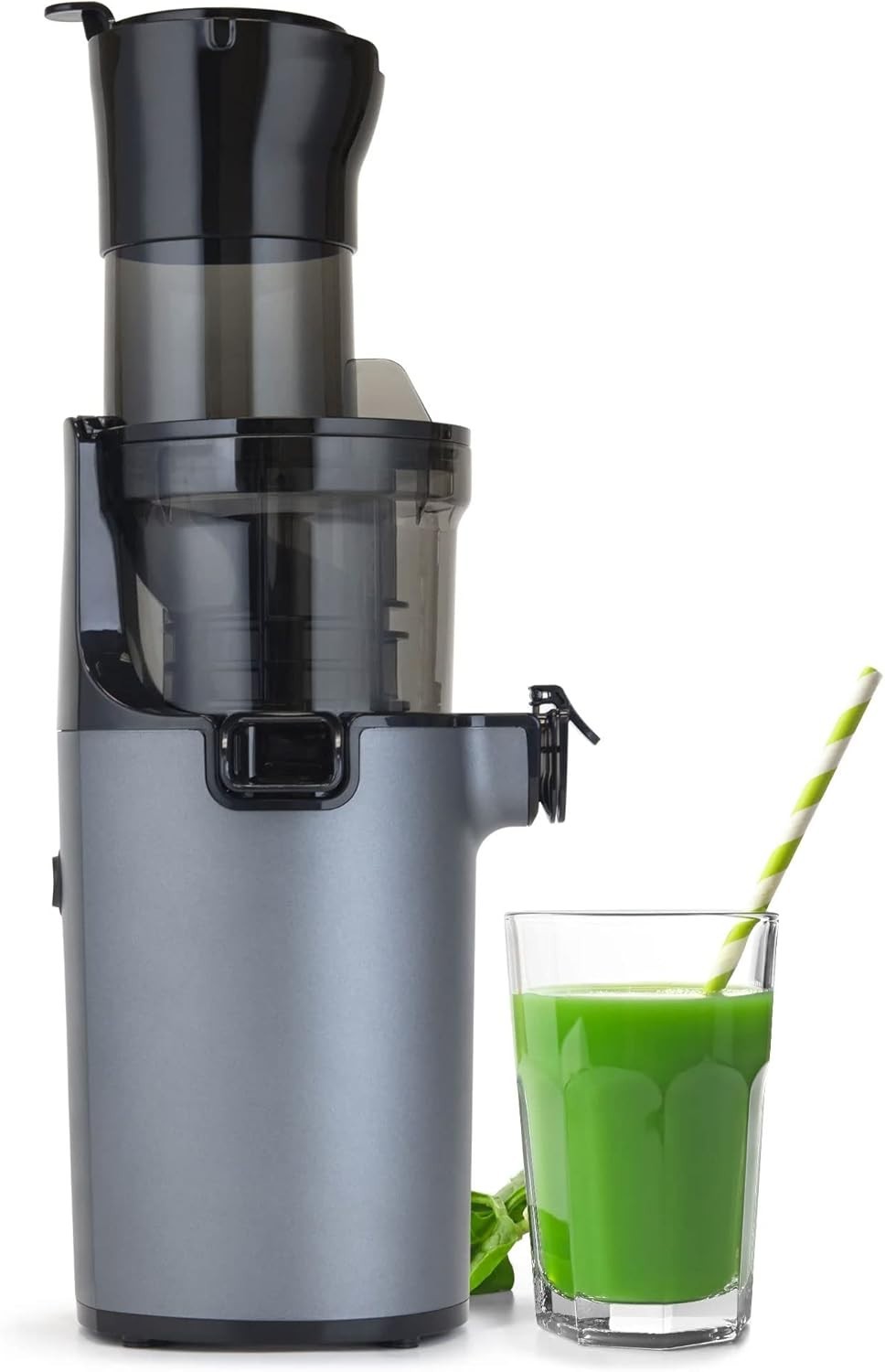 XL Feed Cold Press Juicer Compact Masticating Easy Clean Hands Free