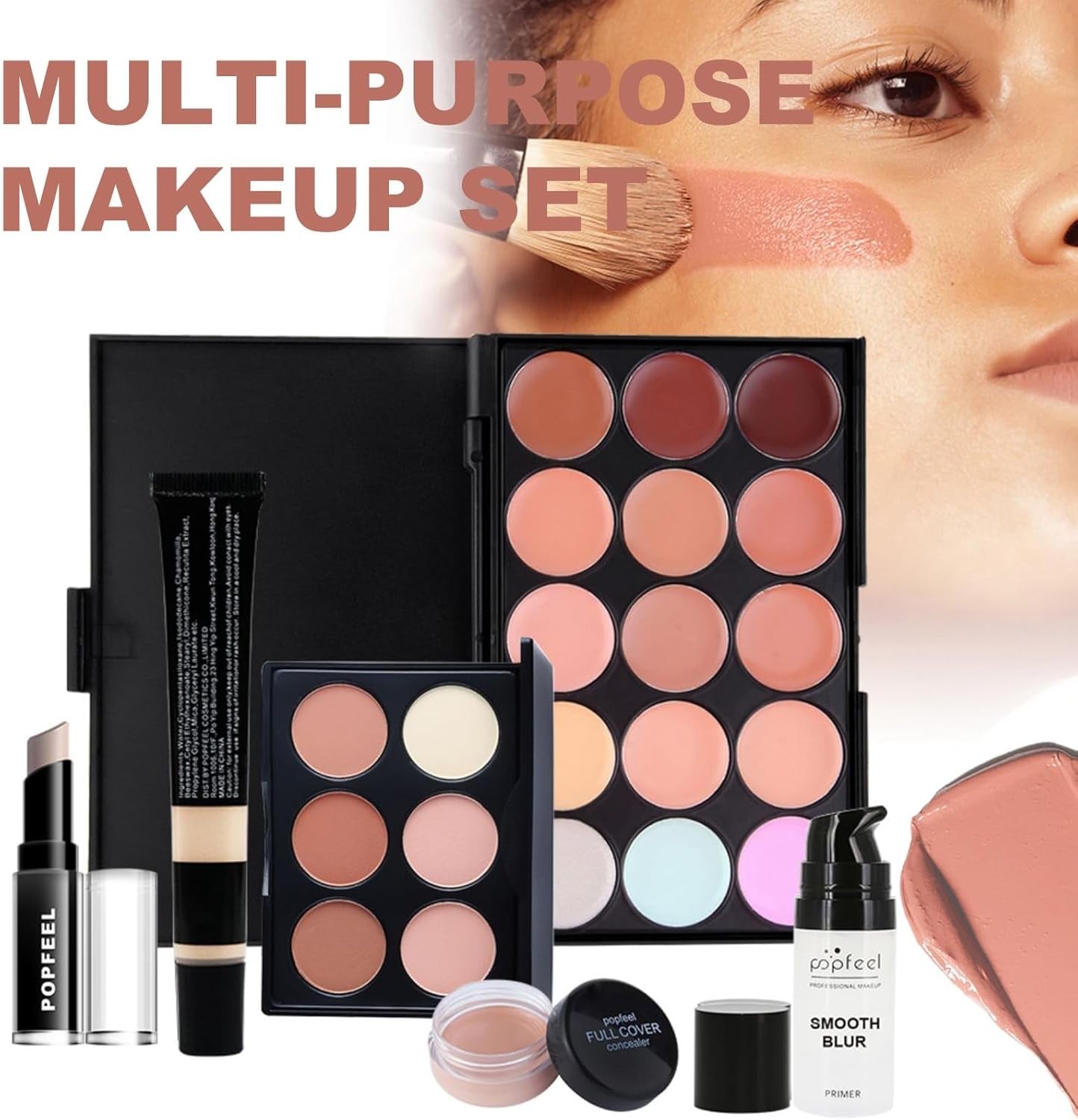 Makeup Kit for Women Full Starter Travel Set Palette