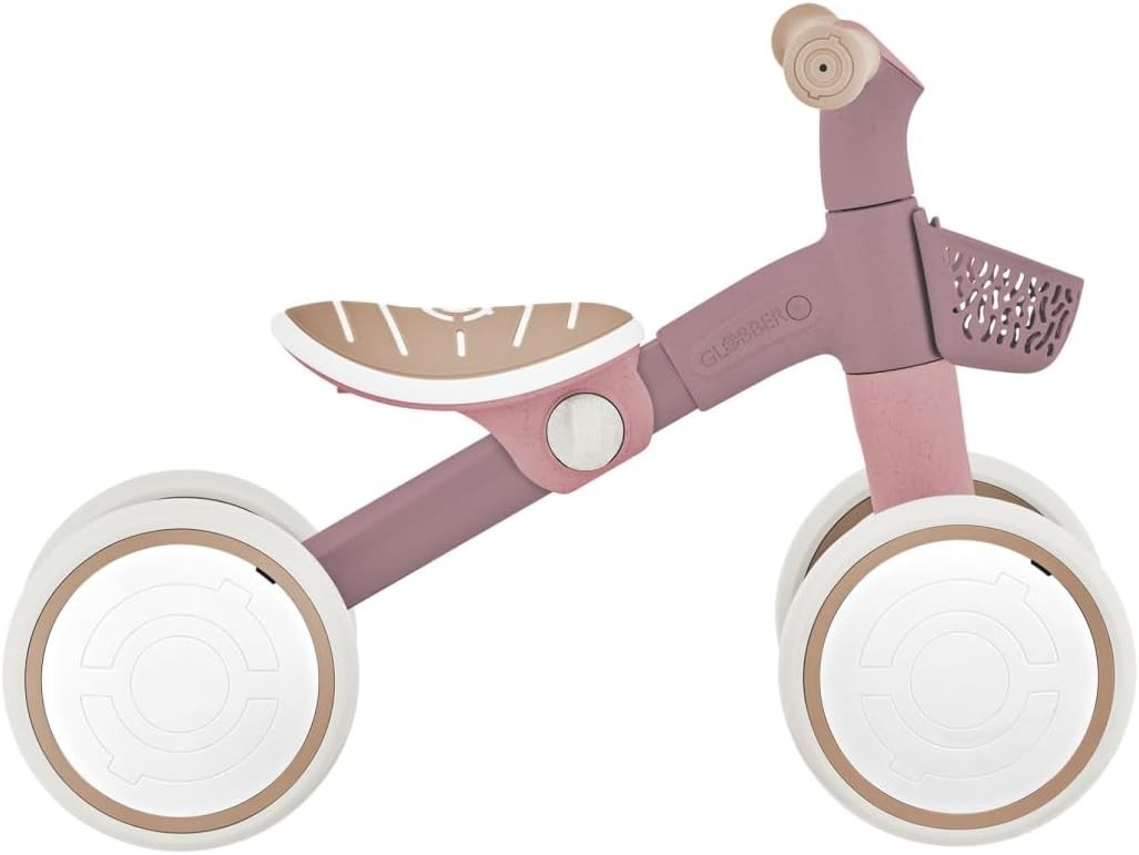 Baby Balance Bike 4 Wheel Ride On Walker Adjustable Seat 12-36 Months