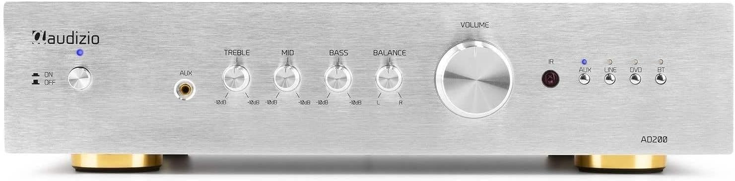 Compact Aluminium 2-Channel Home HiFi Stereo Amplifier RCA USB Audio