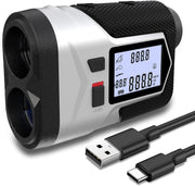 Golf Rangefinder 1200 Yards Slope Flag Lock Rechargeable LCD Laser