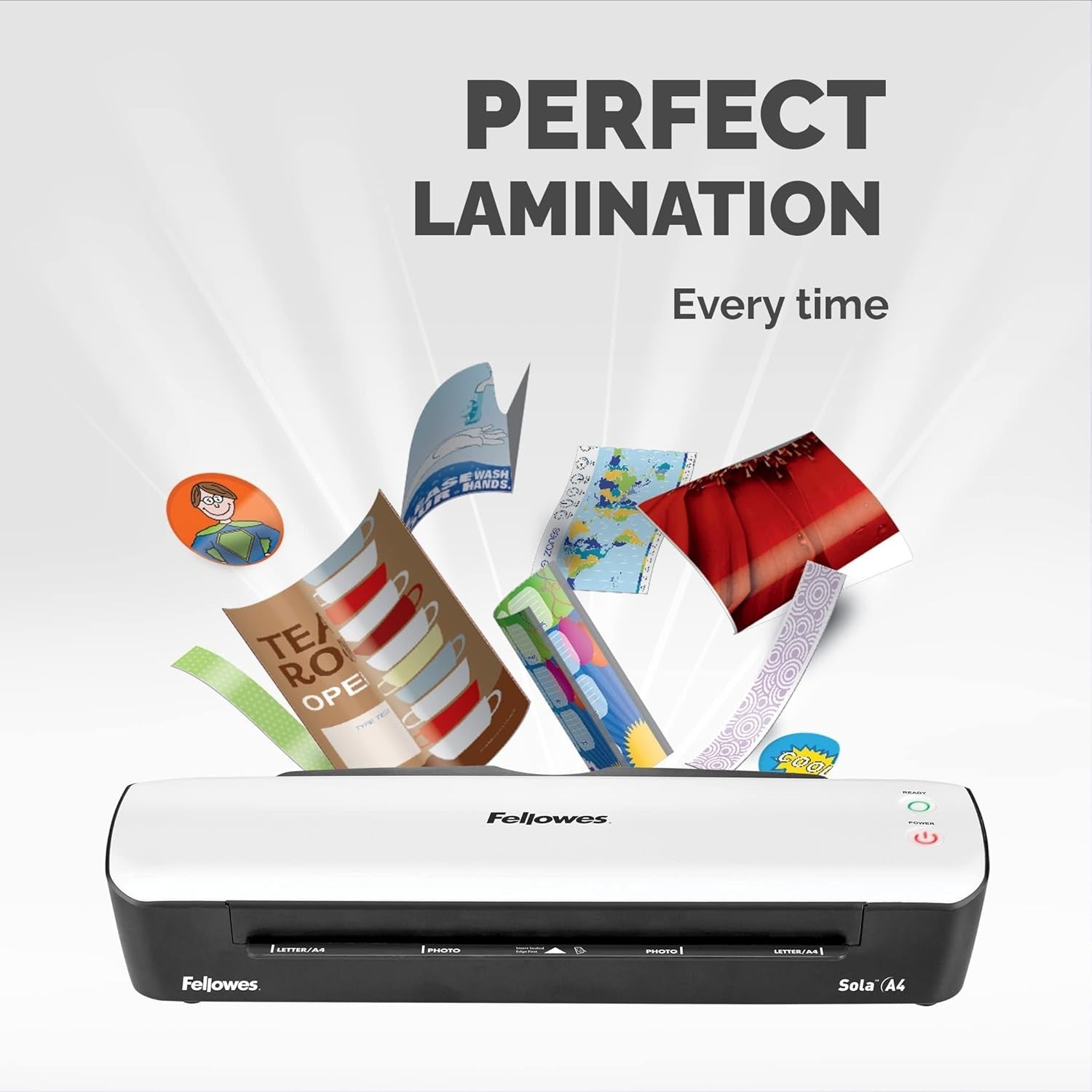 A4 Laminator Machine Jam Free Auto Shut Off Fast Warm Up 80–125 Mic