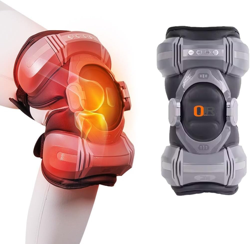 Heated Knee Massager Infrared Vibration Brace for Arthritis & Joint Pain