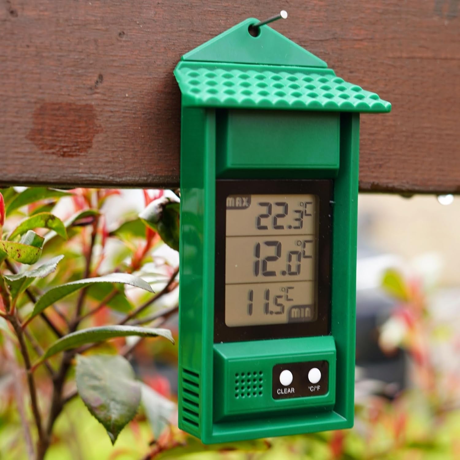 Digital Max Min Thermometer for Greenhouse Conservatory Garden Grow Room