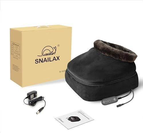 Shiatsu Foot & Back Massager with Heat 2-in-1 Deep Kneading Pain Relief Cushion