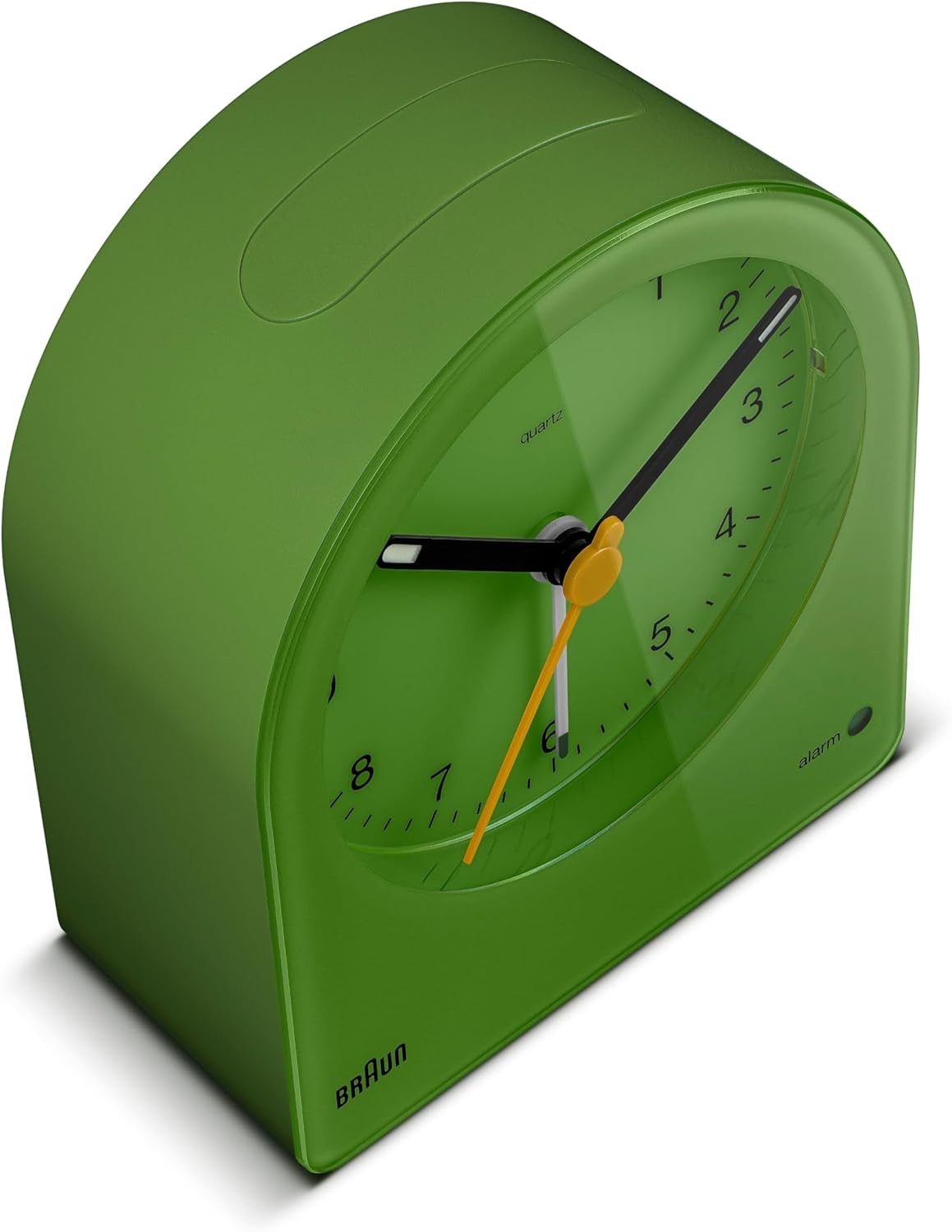 Silent Analogue Alarm Clock Snooze Backlight Quiet Quartz Green