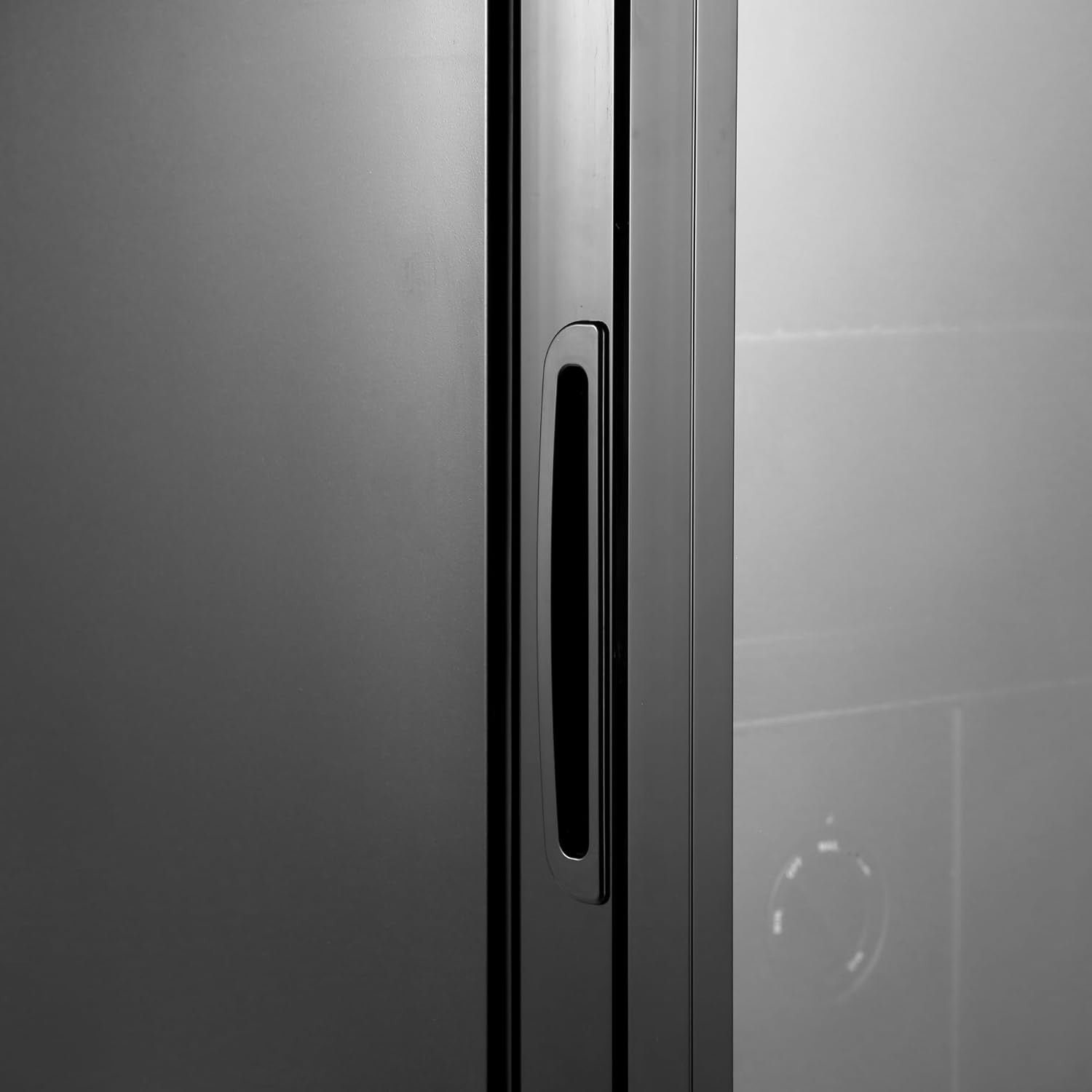 54L Mini Fridge Beer & Drink Cooler LED Glass Door Black Countertop